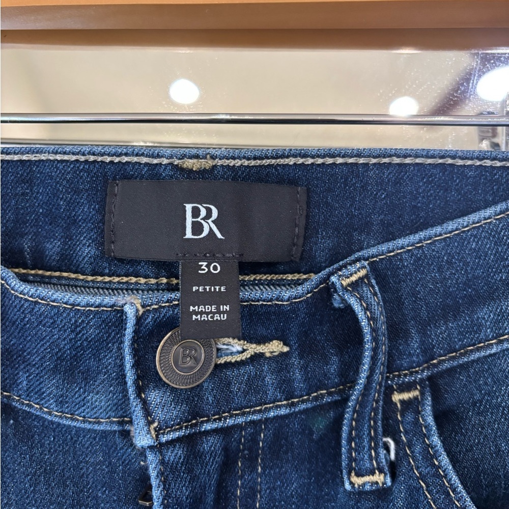 Banana Republic Dark wash crop boot Petite Jeans size 30